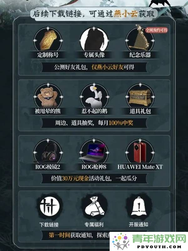 燕云十六声公测活动福利详解，惊喜不断等你来拿
