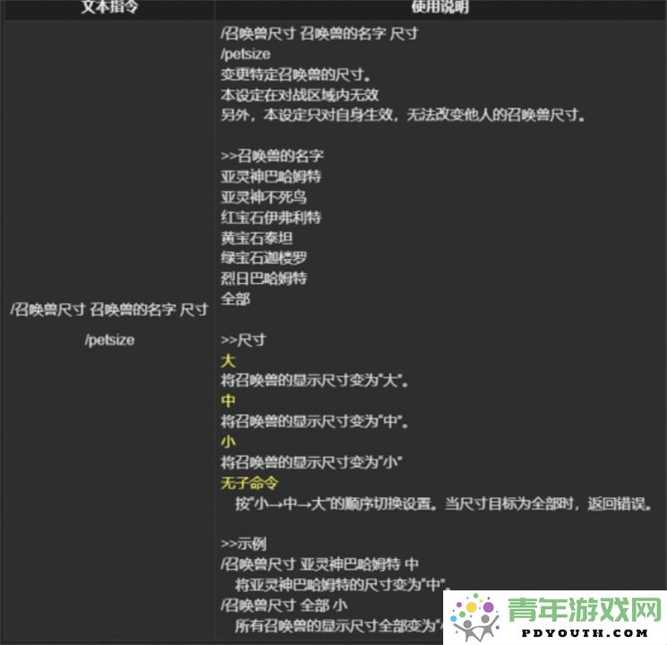 在最终幻想14中如何调整召唤兽的尺寸和外观效果